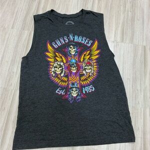 Guns N Roses Gray Sleeveless Tee